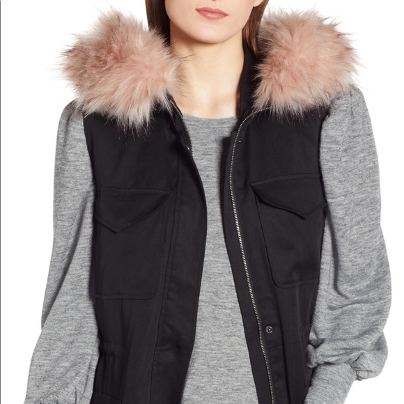 Anthro BB Dakota Brand Black Zip & Button Vest - Picture 3 of 6